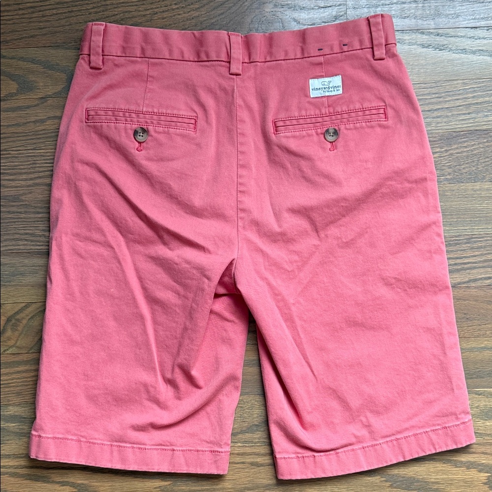 Vineyard Vines Pink Flat Front Shorts - Picture 3 of 3